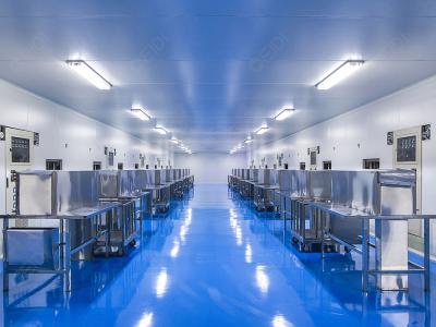 食品凈化車(chē)間裝修施工：凈化級(jí)中央廚房預(yù)制菜基地建設(shè) 